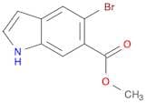 1H-Indole-6-carboxylic acid, 5-bromo-, methyl ester