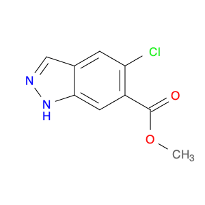 1H-Indazole-6-carboxylic acid, 5-chloro-, methyl ester