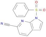 1-(Phenylsulfonyl)-1H-pyrrolo[2,3-b]pyridine-6-carbonitrile