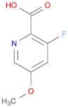 2-Pyridinecarboxylic acid, 3-fluoro-5-methoxy-