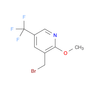 Pyridine, 3-(bromomethyl)-2-methoxy-5-(trifluoromethyl)-