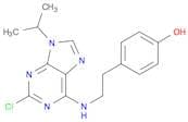 4-(2-((2-Chloro-9-isopropyl-9h-purin-6-yl)amino)ethyl)phenol
