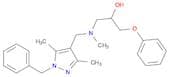 1-(((1-Benzyl-3,5-dimethyl-1H-pyrazol-4-yl)methyl)(methyl)amino)-3-phenoxypropan-2-ol