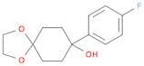 1,4-Dioxaspiro[4.5]decan-8-ol, 8-(4-fluorophenyl)-