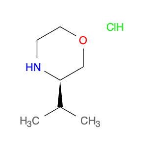 Morpholine, 3-(1-methylethyl)-, hydrochloride (1:1), (3R)-