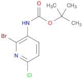 Carbamic acid, N-(2-bromo-6-chloro-3-pyridinyl)-, 1,1-dimethylethyl ester