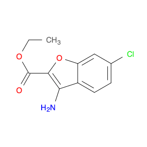 2-Benzofurancarboxylic acid, 3-amino-6-chloro-, ethyl ester