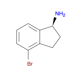 1H-Inden-1-amine, 4-bromo-2,3-dihydro-, (1S)-