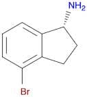 1H-Inden-1-amine, 4-bromo-2,3-dihydro-, (1R)-