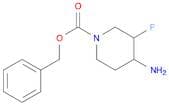 4-AMINO-3-FLUORO-PIPERIDINE-1-CARBOXYLIC ACID BENZYL ESTER