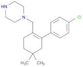 Piperazine, 1-[[2-(4-chlorophenyl)-4,4-dimethyl-1-cyclohexen-1-yl]methyl]-