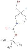 1-Pyrrolidinecarboxylic acid, 3-(bromomethyl)-3-fluoro-, 1,1-dimethylethyl ester