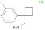 [1-(3-Fluorophenyl)cyclobutyl]methanamine, HCl
