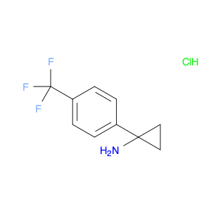 Cyclopropanamine, 1-[4-(trifluoromethyl)phenyl]-, hydrochloride (1:1)