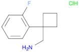 (1-(2-Fluorophenyl)cyclobutyl)methanamine hydrochloride