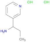 3-Pyridinemethanamine, α-ethyl-, hydrochloride (1:2)