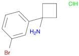 Cyclobutanamine, 1-(3-bromophenyl)-, hydrochloride (1:1)