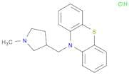 10H-Phenothiazine, 10-[(1-methyl-3-pyrrolidinyl)methyl]-, hydrochloride (1:1)