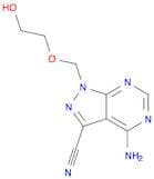 1H-Pyrazolo[3,4-d]pyrimidine-3-carbonitrile, 4-amino-1-[(2-hydroxyethoxy)methyl]-