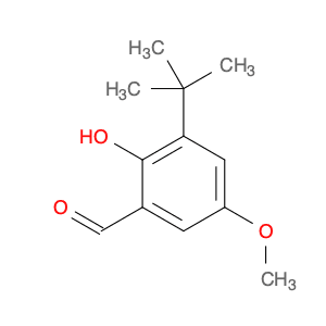Benzaldehyde, 3-(1,1-dimethylethyl)-2-hydroxy-5-methoxy-