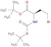 (R)-4-Bromo-2-[[(tert-butoxy)carbonyl]amino]butanoic acid tert-butyl ester