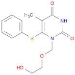 2,4(1H,3H)-Pyrimidinedione, 1-[(2-hydroxyethoxy)methyl]-5-methyl-6-(phenylthio)-