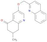 5(6H)-Quinolinone, 7,8-dihydro-7-methyl-3-(2-quinolinylmethoxy)-