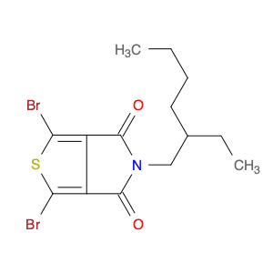 4H-Thieno[3,4-c]pyrrole-4,6(5H)-dione, 1,3-dibromo-5-(2-ethylhexyl)-