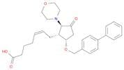 5-Heptenoic acid, 7-[(1R,2R,5S)-5-([1,1'-biphenyl]-4-ylmethoxy)-2-(4-morpholinyl)-3-oxocyclopentyl…