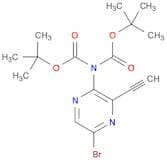 Ditert-butyl 5-bromo-3-ethynylpyrazin-2-ylcarbamate