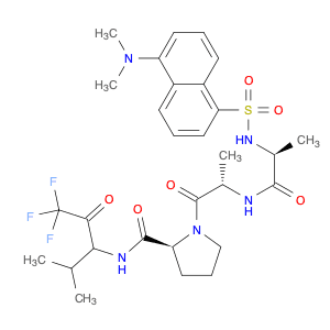 L-Prolinamide, N-[[5-(dimethylamino)-1-naphthalenyl]sulfonyl]-L-alanyl-L-alanyl-N-[3,3,3-trifluoro…