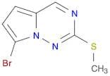 Pyrrolo[2,1-f][1,2,4]triazine, 7-bromo-2-(methylthio)-