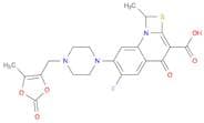 1H,4H-[1,3]Thiazeto[3,2-a]quinoline-3-carboxylic acid, 6-fluoro-1-methyl-7-[4-[(5-methyl-2-oxo-1,3…