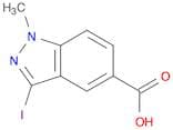 1H-Indazole-5-carboxylic acid, 3-iodo-1-methyl-