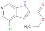 ETHYL 4-CHLORO-6-AZAINDOLE-2-CARBOXYLATE