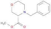 3-Morpholinecarboxylic acid, 4-(phenylmethyl)-, methyl ester, (3S)-