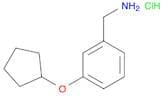 (3-(Cyclopentyloxy)phenyl)methanamine hydrochloride