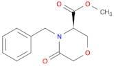 3-Morpholinecarboxylic acid, 5-oxo-4-(phenylmethyl)-, methyl ester, (3R)-