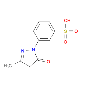 Benzenesulfonic acid, 3-(4,5-dihydro-3-methyl-5-oxo-1H-pyrazol-1-yl)-