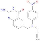 2-Amino-6-(((4-nitrophenyl)(prop-2-yn-1-yl)amino)methyl)quinazolin-4(3H)-one