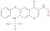 Methanesulfonamide, N-[3-(formylamino)-4-oxo-6-phenoxy-4H-1-benzopyran-7-yl]-