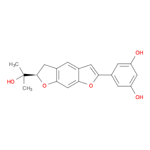 1,3-Benzenediol, 5-[(6R)-5,6-dihydro-6-(1-hydroxy-1-methylethyl)benzo[1,2-b:5,4-b']difuran-2-yl]-
