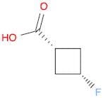 Cyclobutanecarboxylic acid, 3-fluoro-, cis-