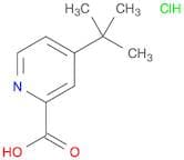 2-Pyridinecarboxylic acid, 4-(1,1-dimethylethyl)-, hydrochloride (1:1)