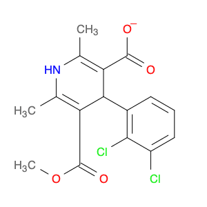1,4-Dihydro-2,6-dimethyl-4-(2′,3′-dichlorophenyl)-5-carboxymethyl-3-pyridinecarboxylic acid
