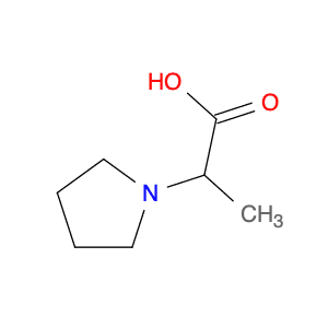 1-Pyrrolidineacetic acid, α-methyl-