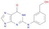 6H-Purin-6-one, 1,9-dihydro-2-[[3-(hydroxymethyl)phenyl]amino]-