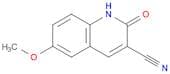 1,2-Dihydro-6-methoxy-2-oxo-3-quinolinecarbonitrile