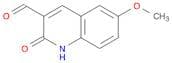 3-Quinolinecarboxaldehyde, 1,2-dihydro-6-methoxy-2-oxo-