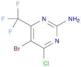 5-Bromo-4-chloro-6-(trifluoromethyl)pyrimidin-2-amine